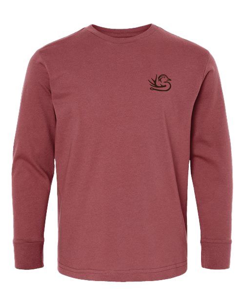 Youth Santa's Ducks Long Sleeve Tee