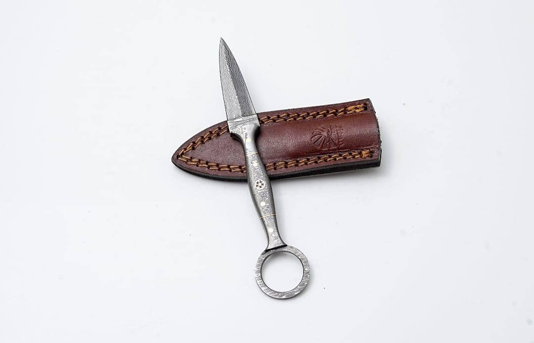 Damascus Ring Knife