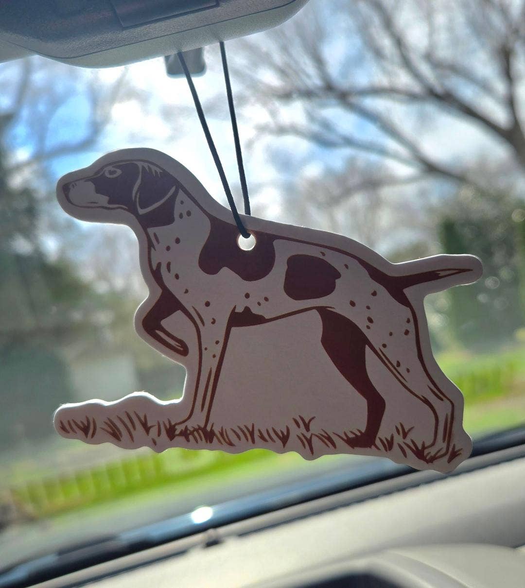 Pointer Dog Air Freshner- *Leather Scent