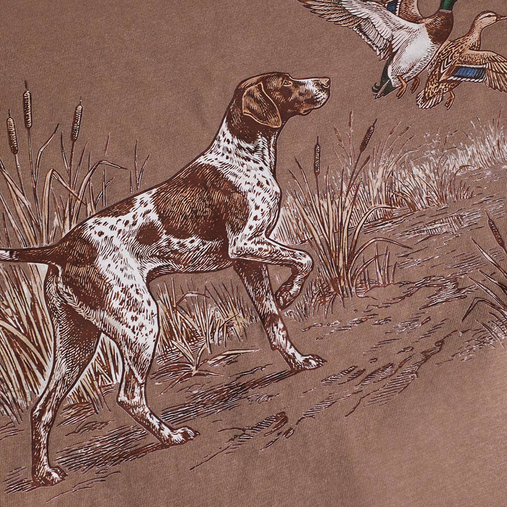 Vintage Hunting Dog Duck T-Shirt