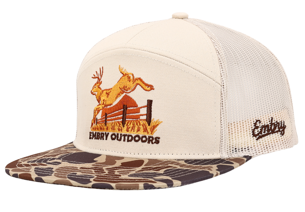 Embry x Barnes Duck Camo 7 Panel Hat