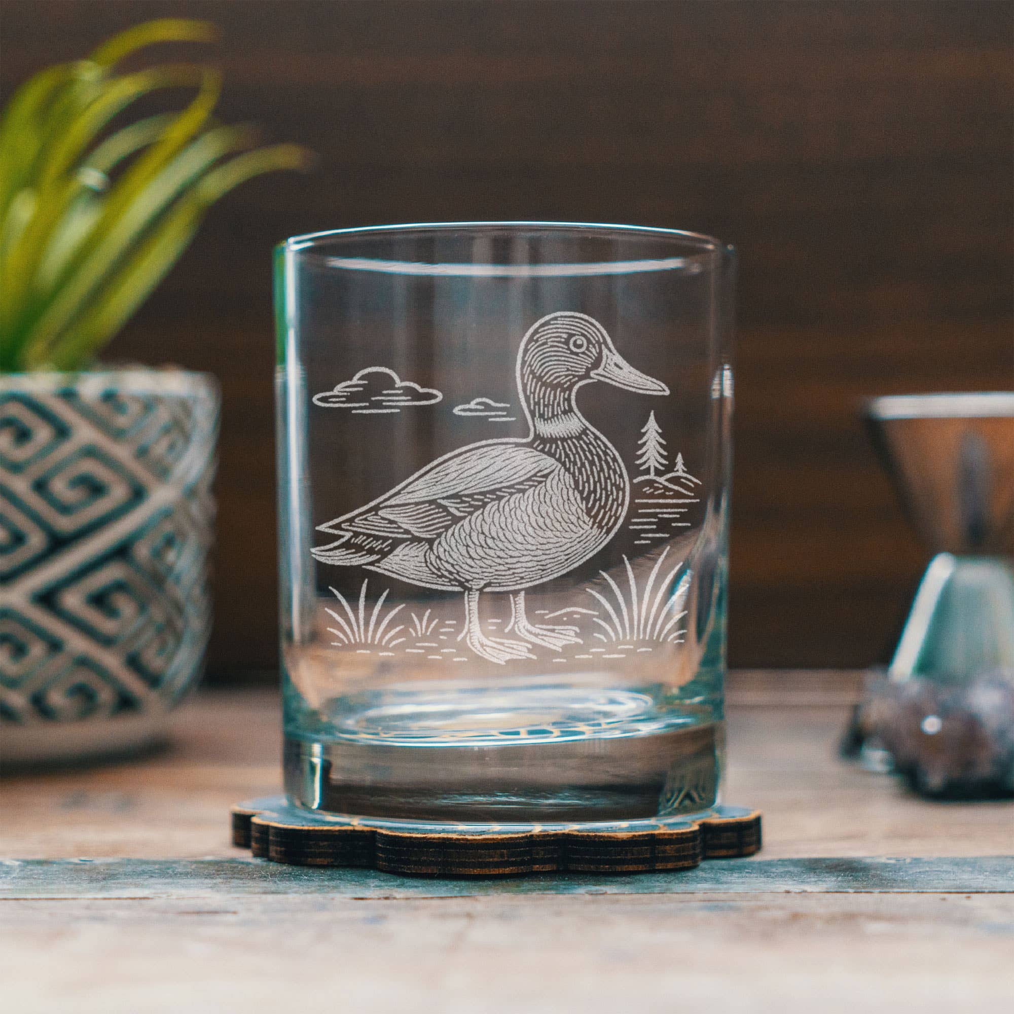 Mallard Duck 12 oz.  Glasses