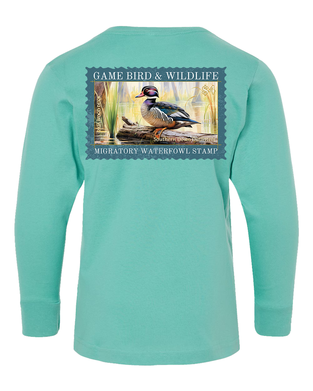Youth Duck Stamp Long Sleeve Tee