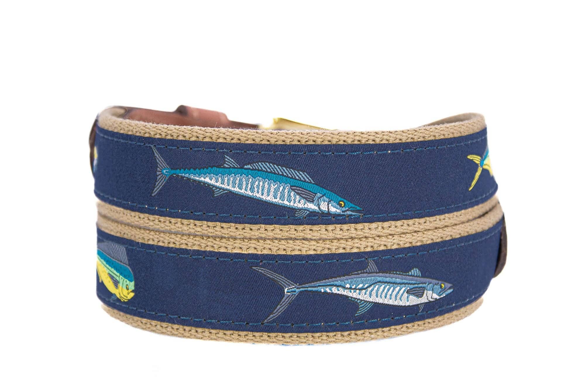 Offshore Slam Men's Woven Ribbon Belt