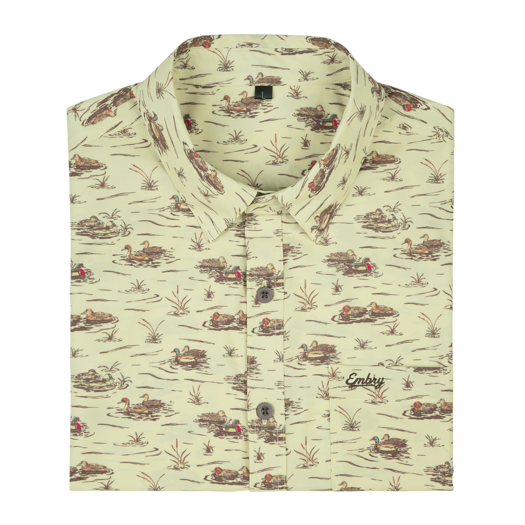 Ducks Performance Button Up