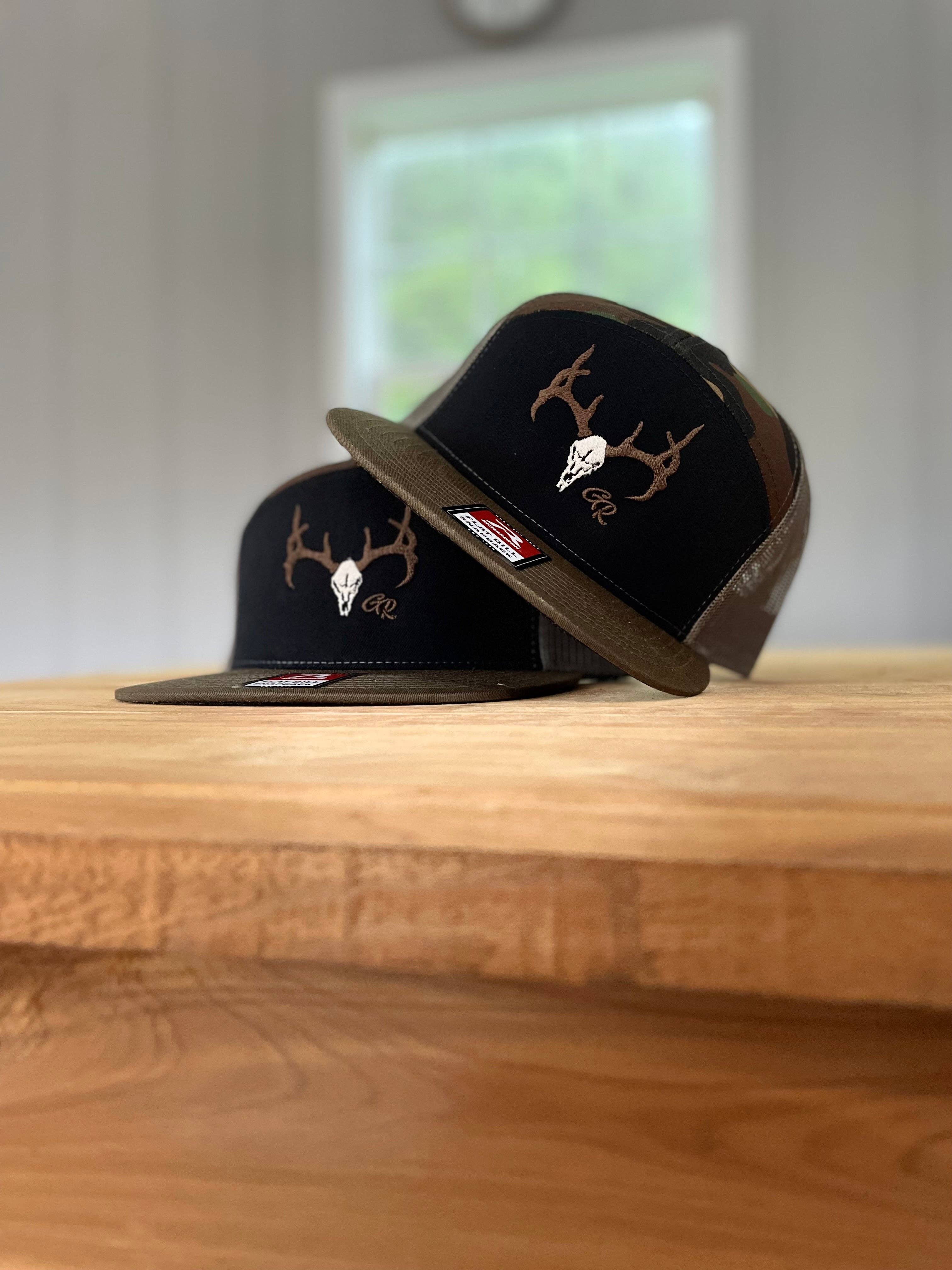 Trucker Buck Skull Hat