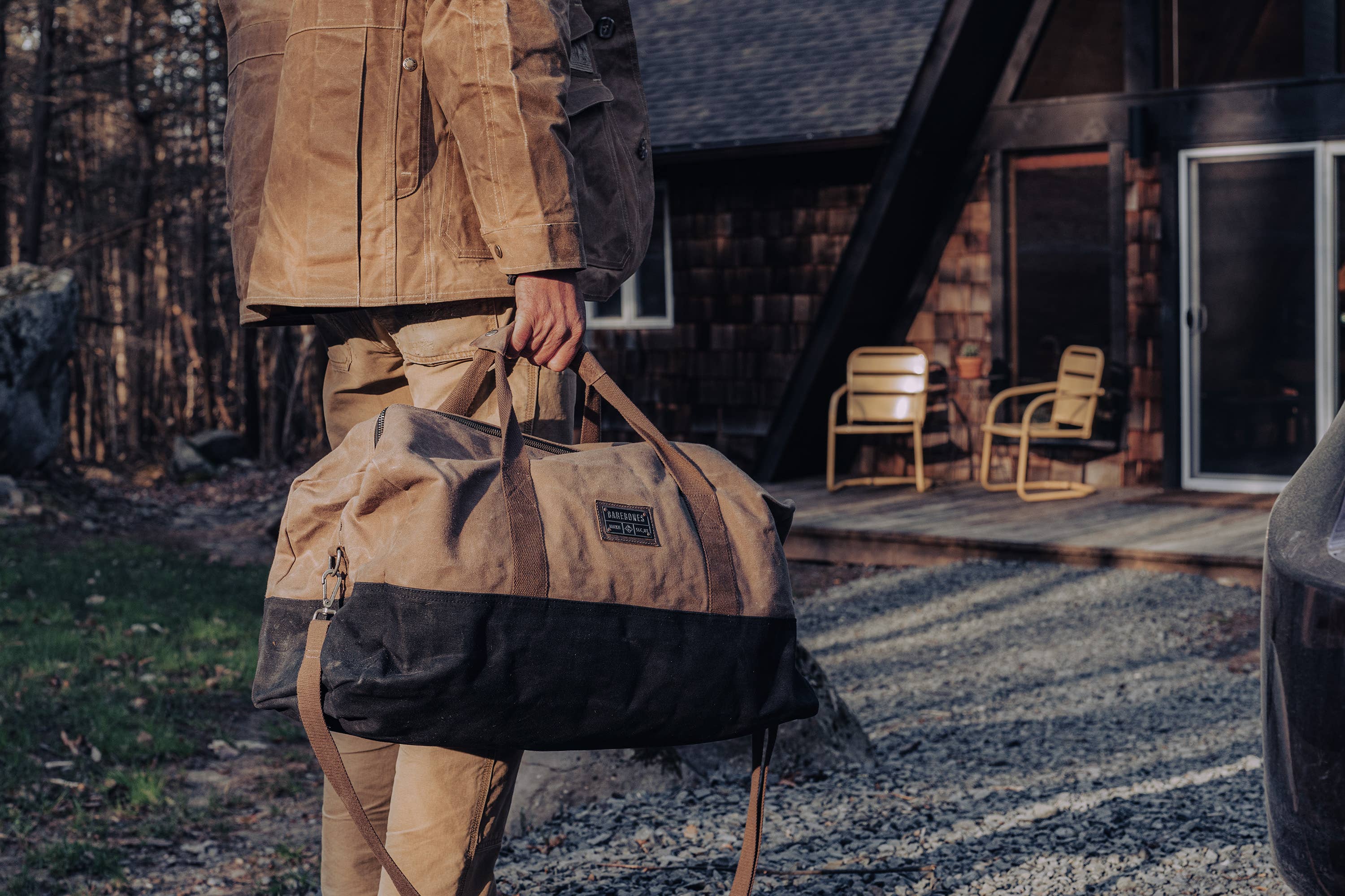 Neelum Duffel Bag -Waxed Canvas Bag