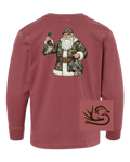 Youth Santa's Ducks Long Sleeve Tee