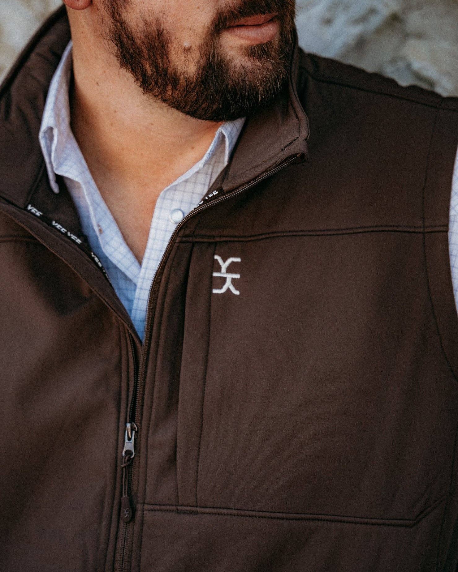 Chocolate Softshell Vest