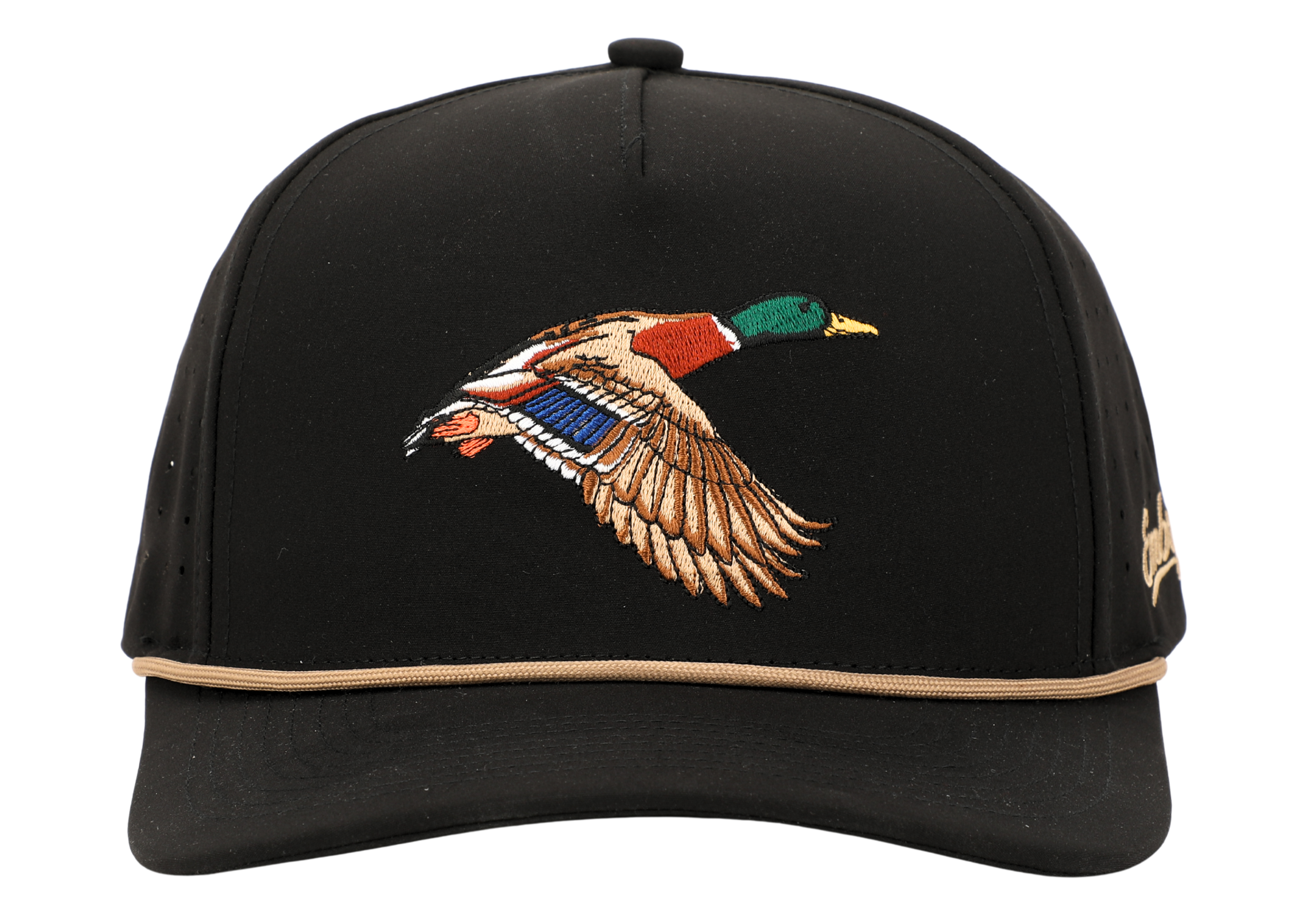 Black Golf Mallard Hat