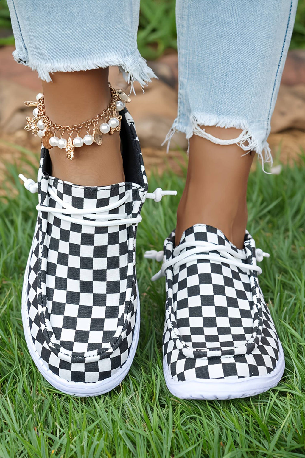 Checkered Lightweight Shoes