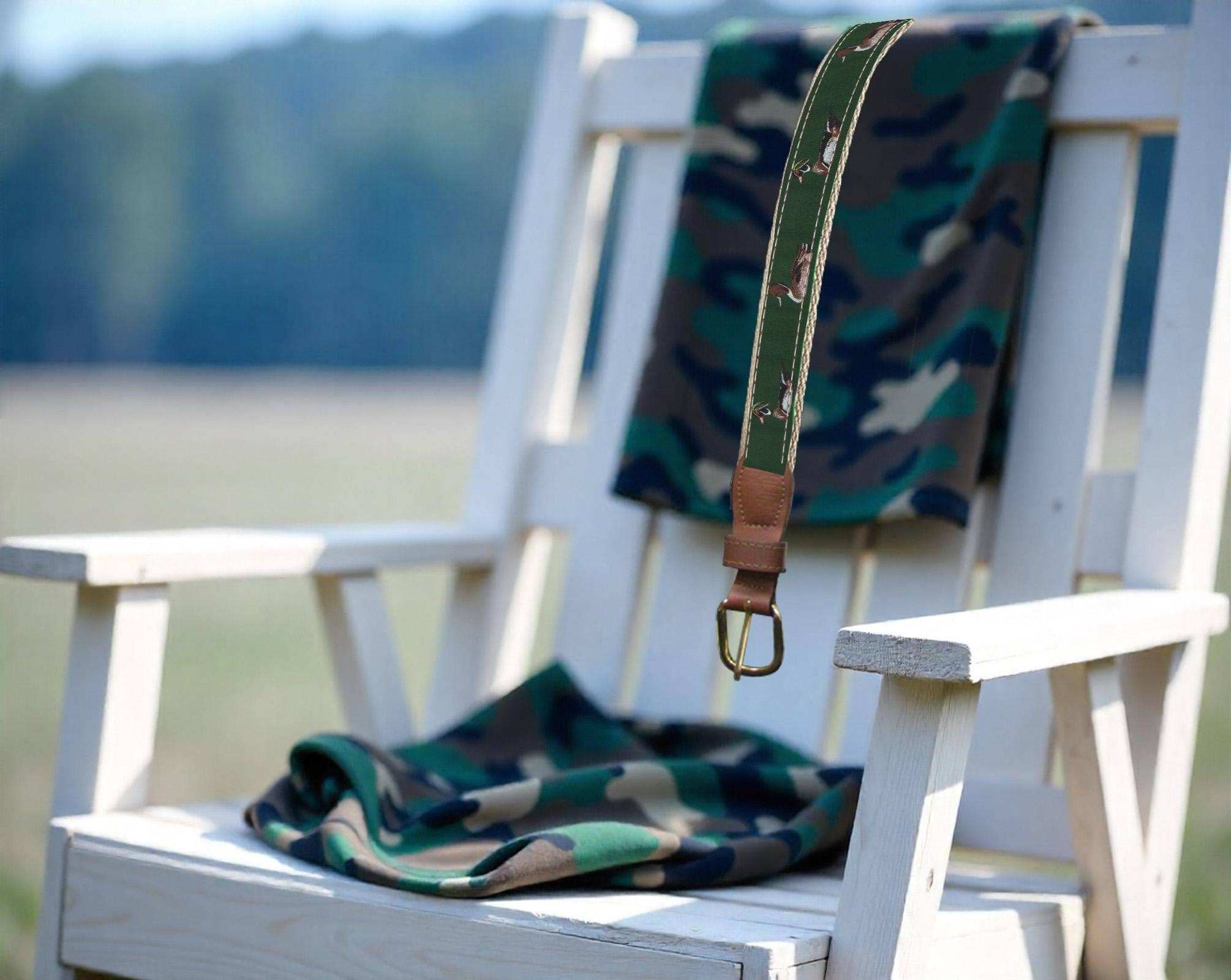 Men's Woven Ribbon Belt