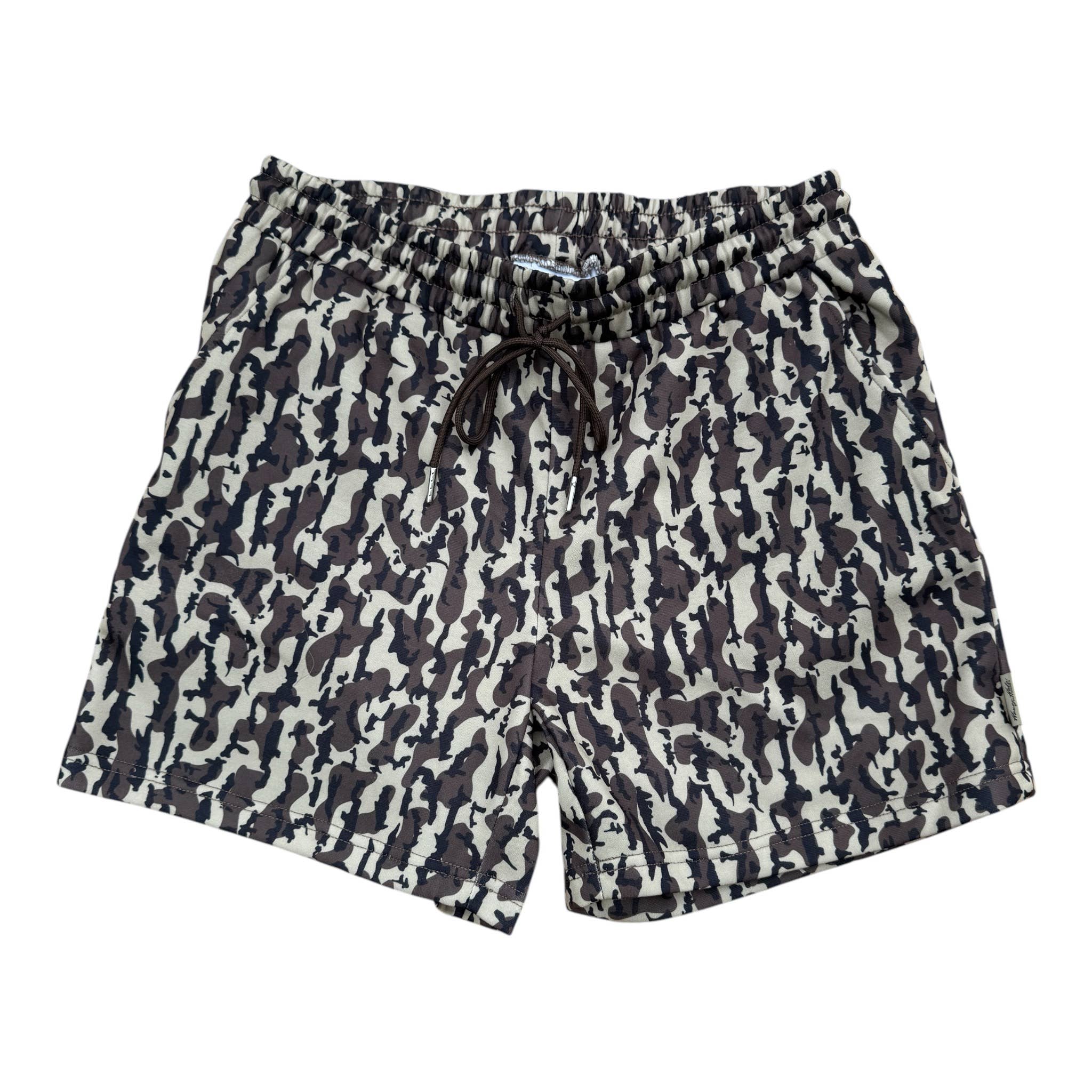 Fleece Camo Shorts