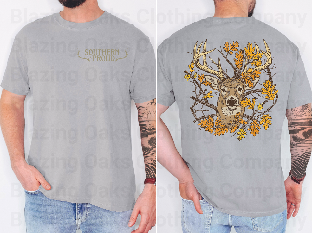 Southern & Proud Deer Short Sleeve Shirt