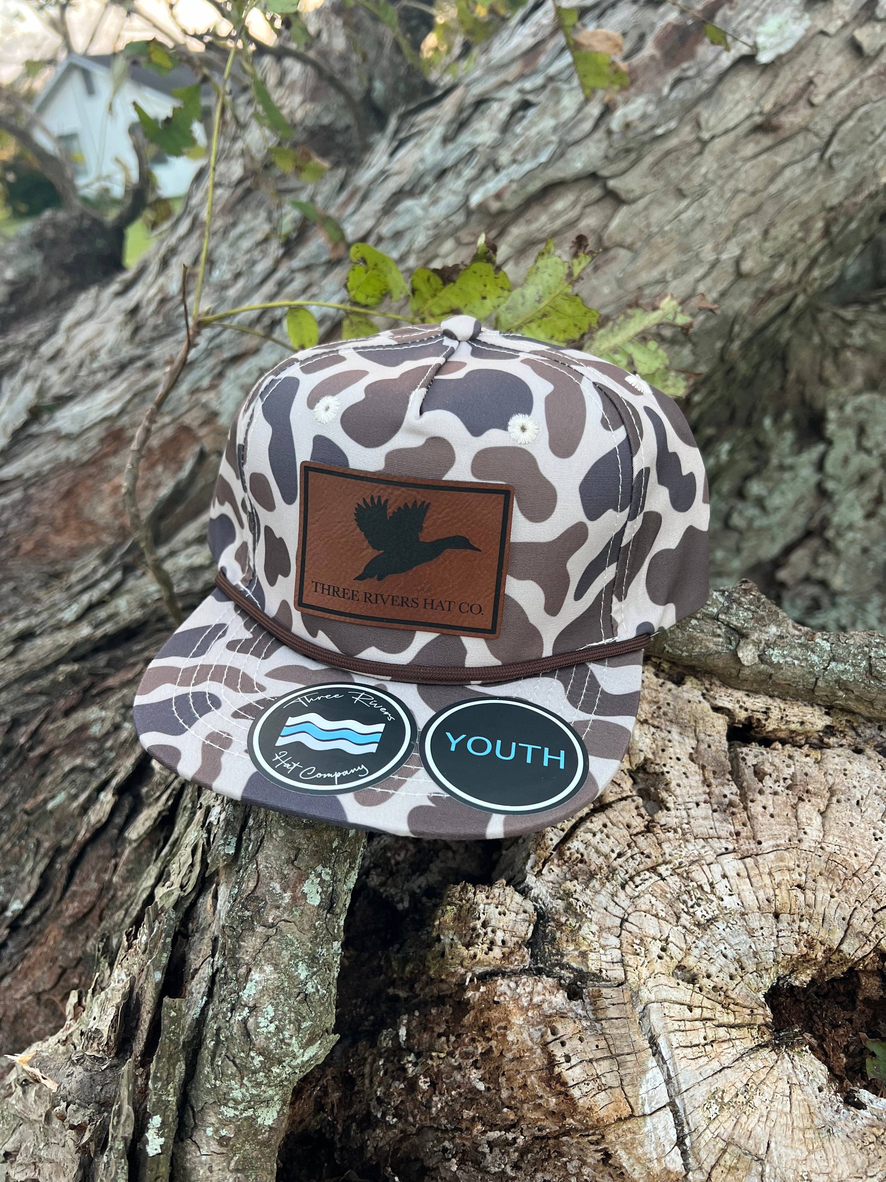 Youth Duck Silhouette Camo Rope Hat