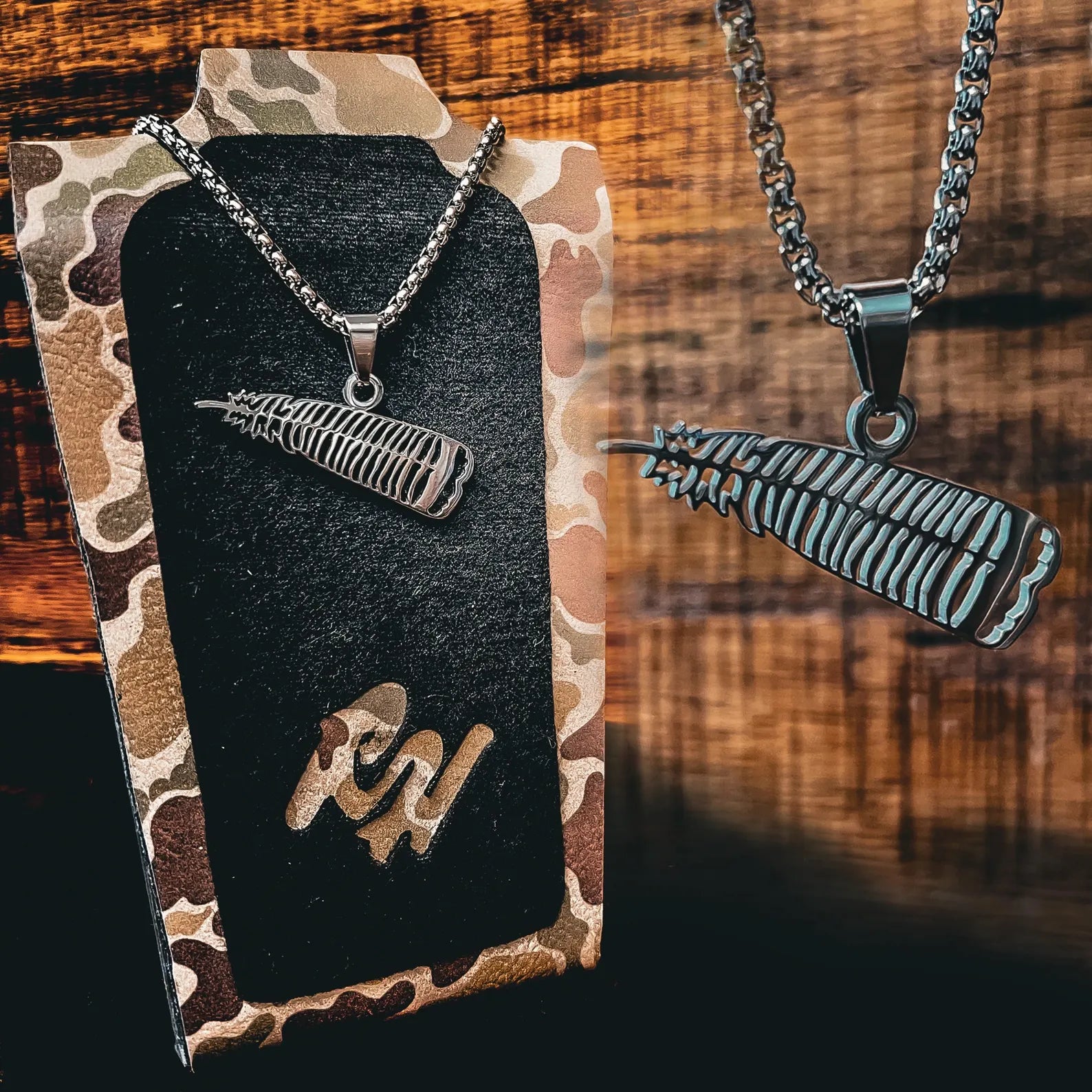 Stainless Steel Necklace and Pendant