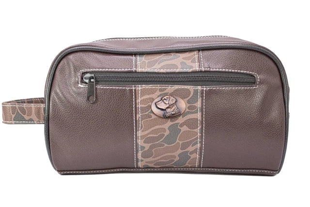 Pebble Old School Camo Men's Toiletry Dopp Bag