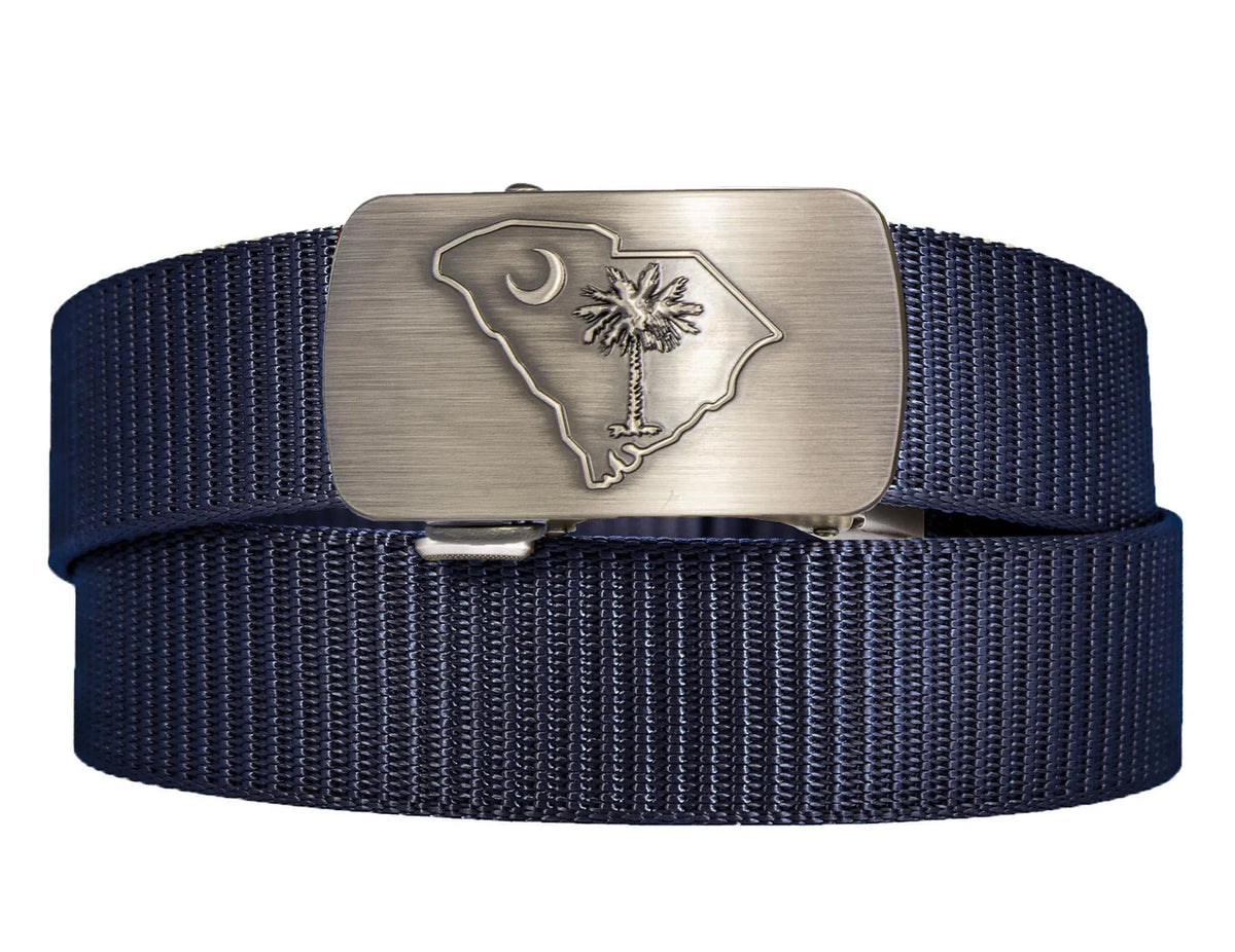 Cut-To-Size Belt w/Gunmetal Clamp Buckle