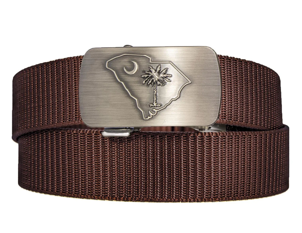 Cut-To-Size Belt w/Gunmetal Clamp Buckle