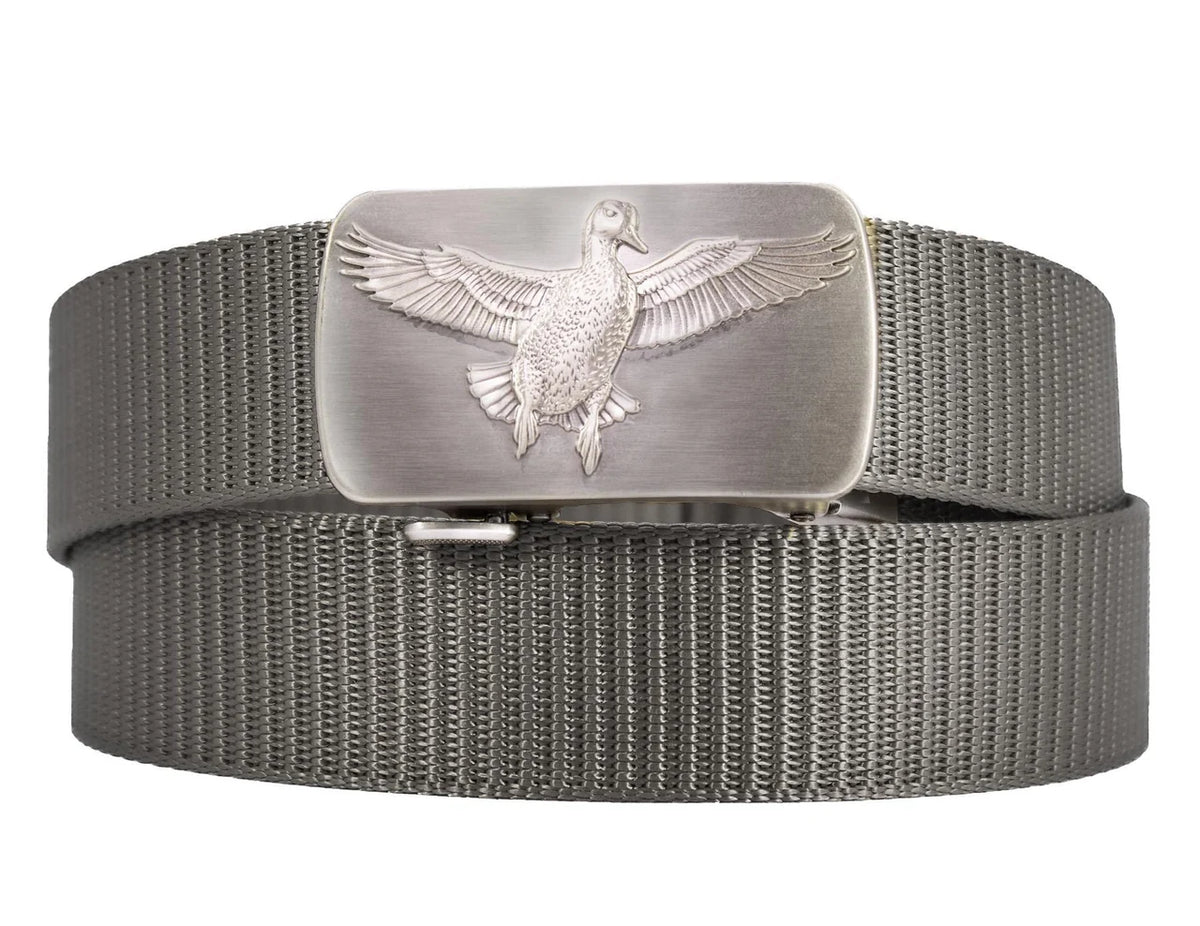 Cut-To-Size Belt w/Gunmetal Clamp Buckle