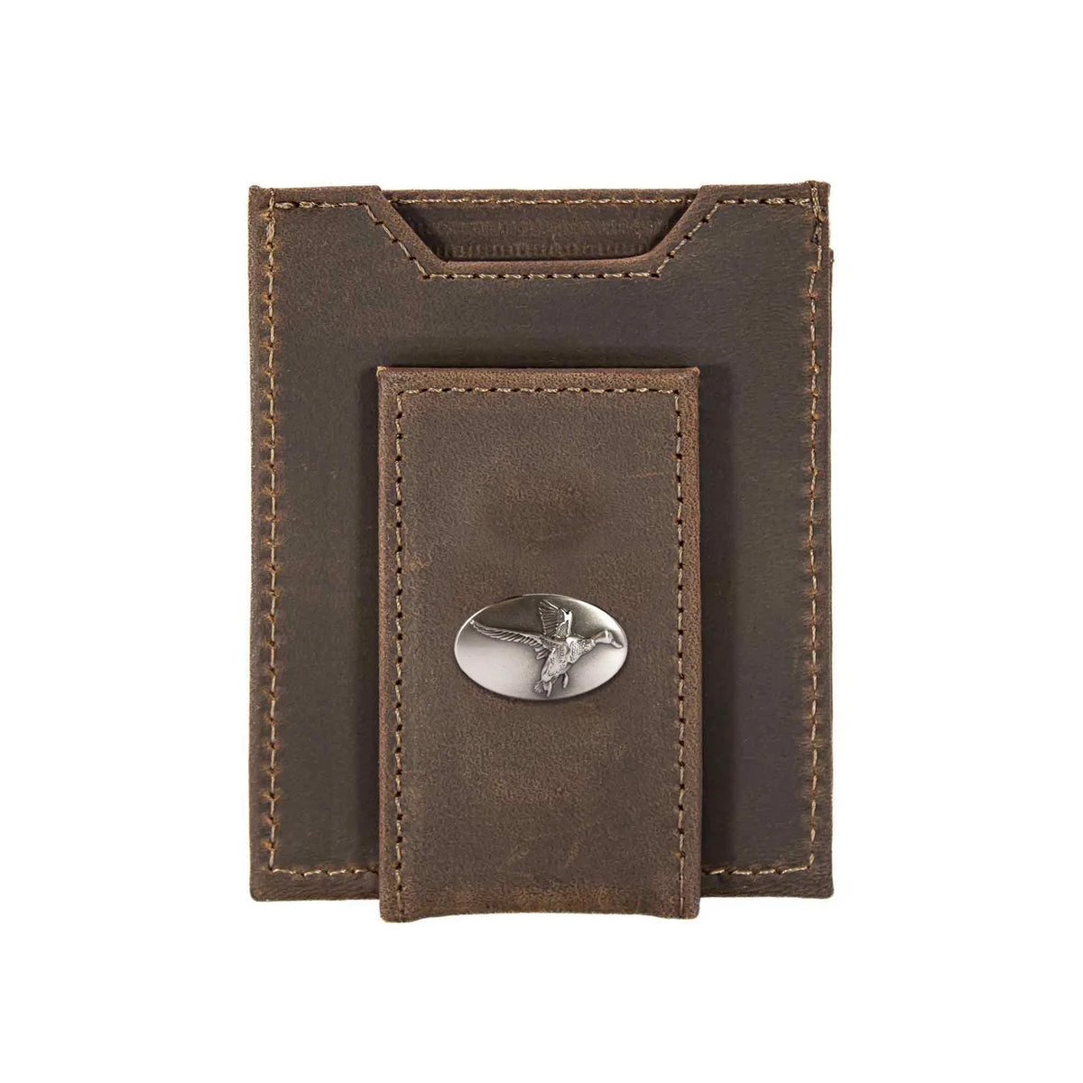Magnetic Leather Slim Wallet