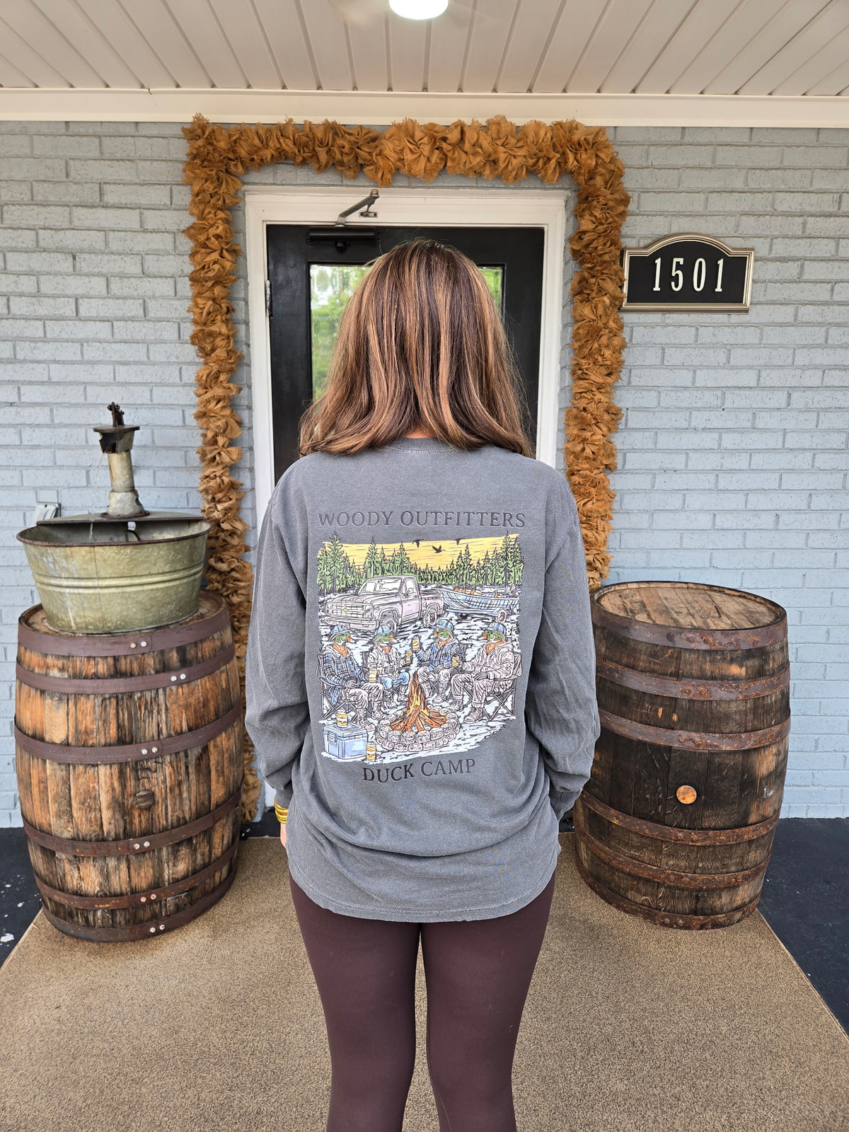 Woody Outfitters "Duck Camp" Long Sleeve Tee
