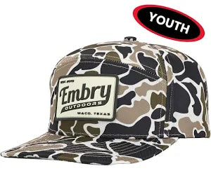 Youth Camo 6 Panel Hat